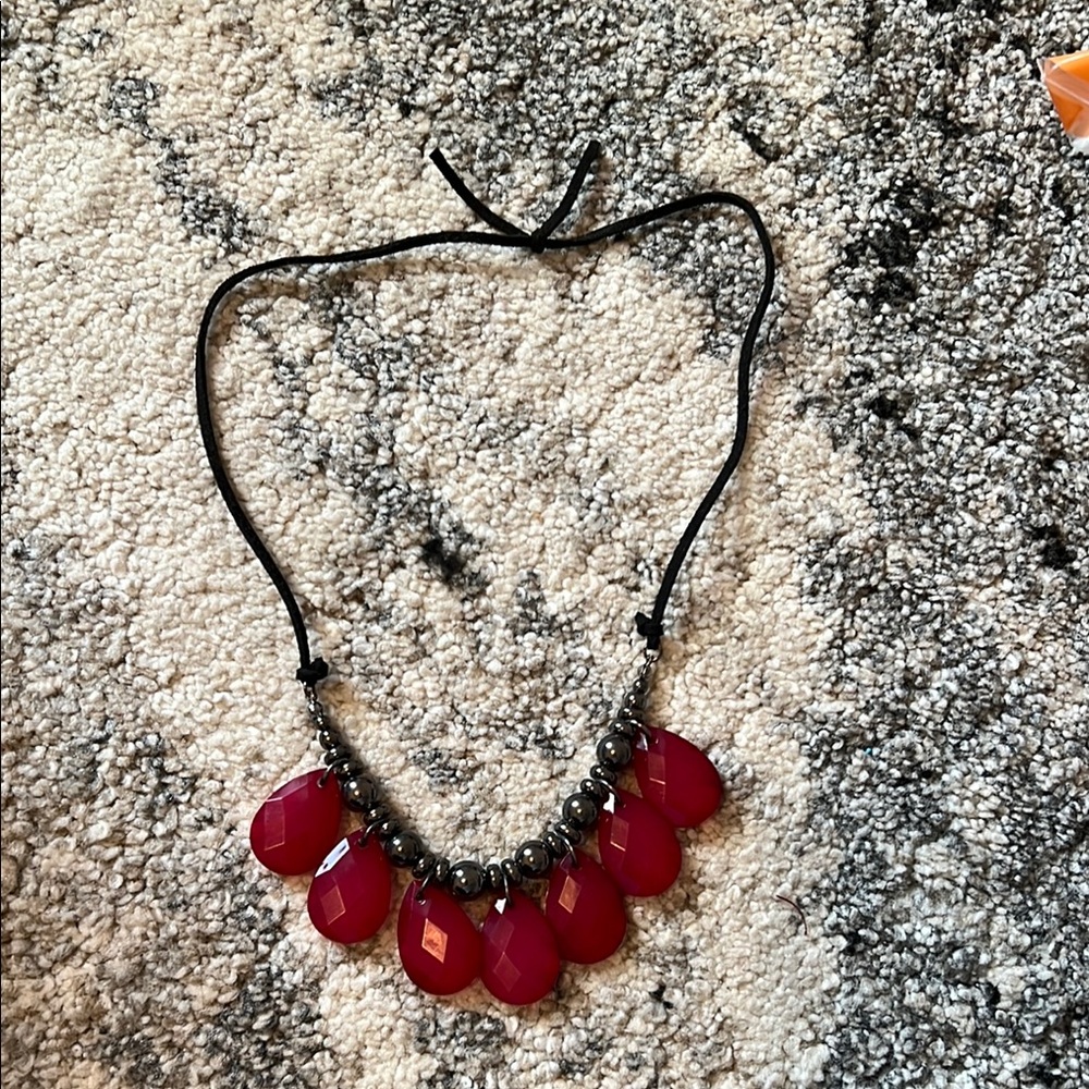 Elegant Red Necklace